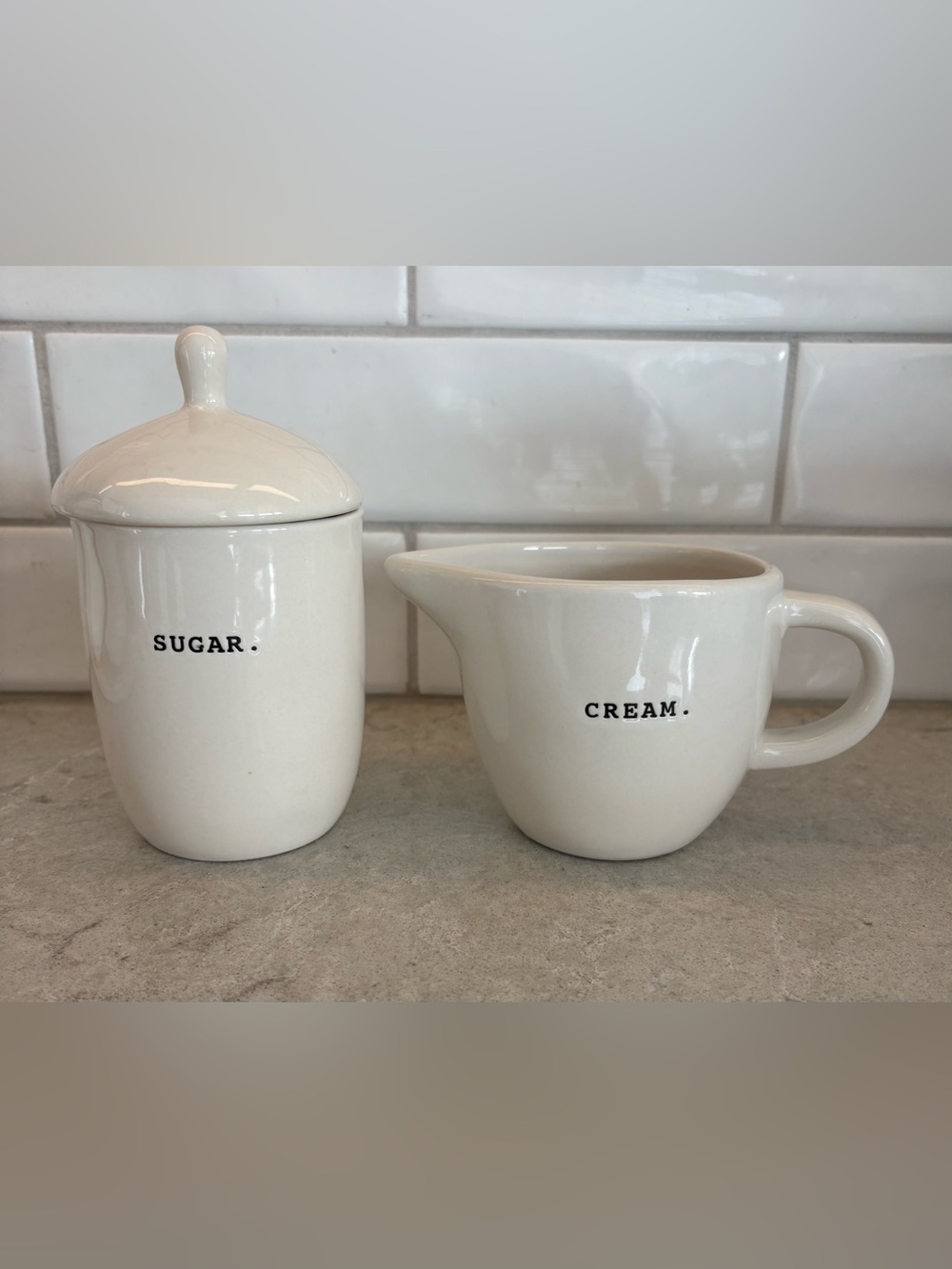 Rae Dunn Cream & Sugar
